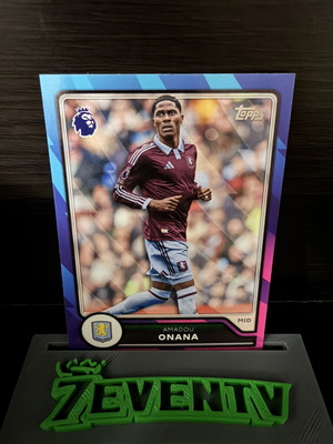 Amadou Onana Topps Flagship Premier League 2026/2027 Aston Villa Parallel card #41