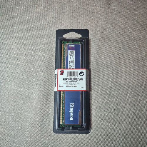 Kingston HyperX 4GB DDR3 1600MHz RAM new, sealed, unused