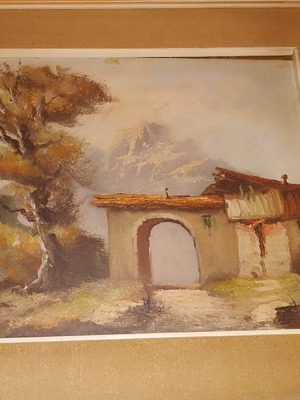 Old painting used, at least 60 years old