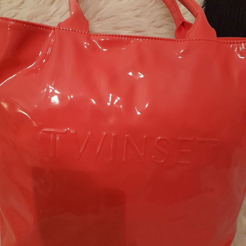 Twinset shoulder bag like new, red and pink