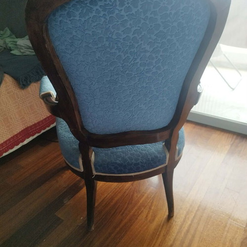 Vintage armchairs used, need restoration, set of two