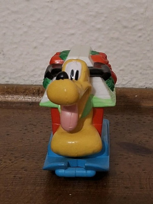 Disney Pluto Christmas House PVC like new