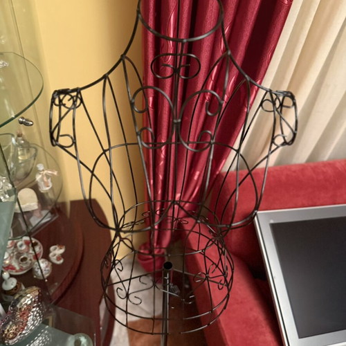 Metal Mannequin Clothing Display Stand Vintage Style