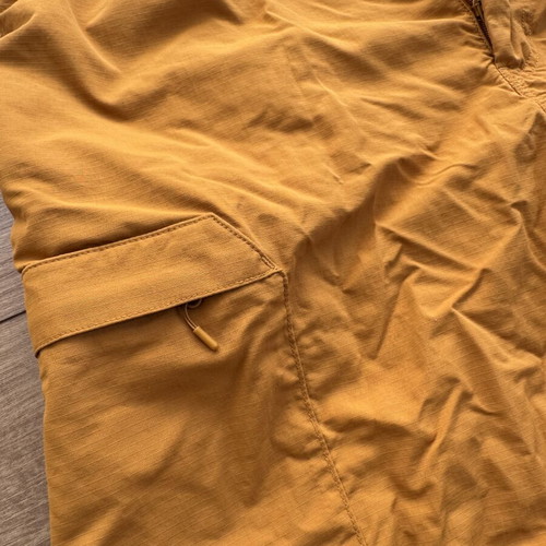 Uniqlo men's geared shorts XL like new, yellow and orange