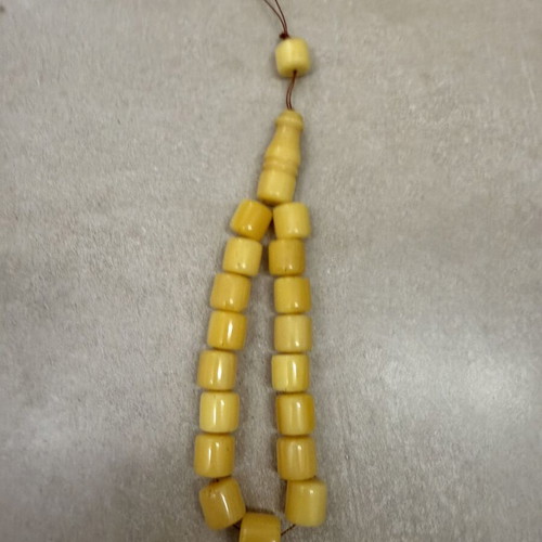 Begleri made of bakelite used, handmade worry beads
