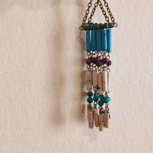 Beaded hanging earrings new