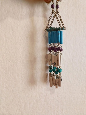 Beaded hanging earrings new