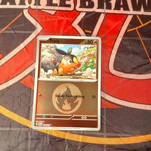Pokemon Tepig holo card new Ascended -  1,65 - Vendora.cy