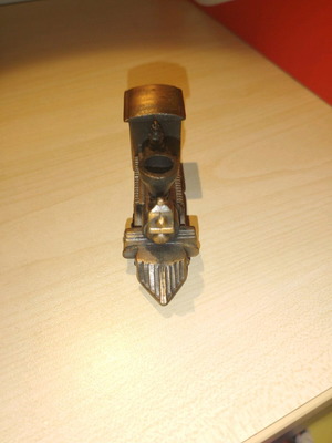 Antique train sharpener used