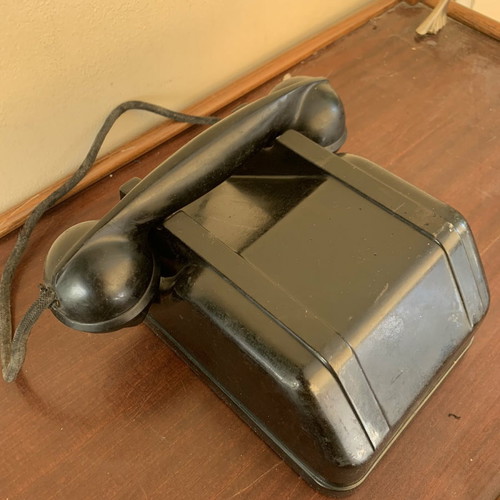 Crank telephone used from 1950
