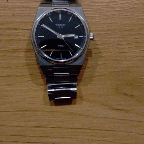 Tissot PRX watch like new with black dial