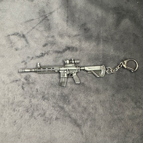 Metal M416 miniature keychain new