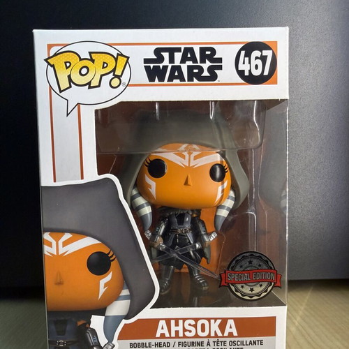 Funko Pop Star Wars Ahsoka Hooded 467 Special Edition Mint