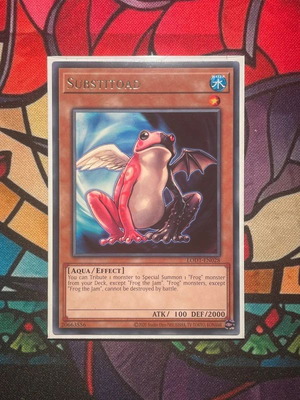 Substitoad Yu-Gi-Oh card new, LODT-EN028 rare