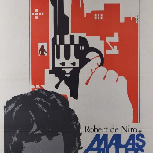 Mean Streets Martin Scorsese Spanish Movie Poster 1977 used