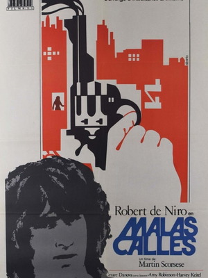 Mean Streets Martin Scorsese Ισπανική κινηματογραφική αφίσα 1977 μεταχειρισμένη
