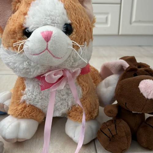 Stuffed toys like new, pack of 6 pieces