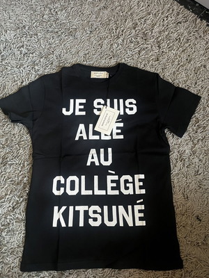 Maison Kitsune T Shirt new, size XXS, black