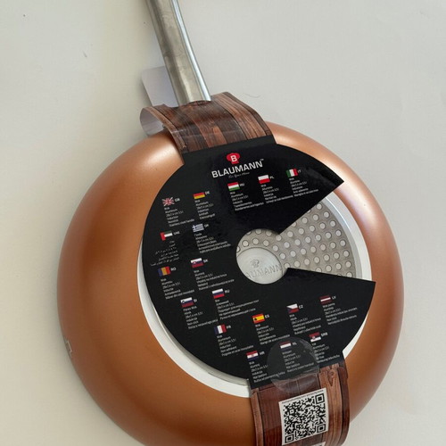 Blaumann Le Chef Cookware set of 2, new, non-stick copper color