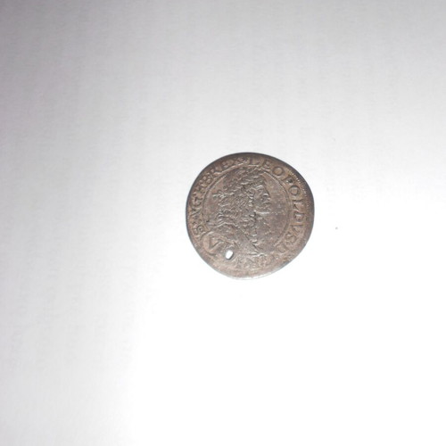 6 Kreuzer silver coin used, Holy Roman Empire 1676