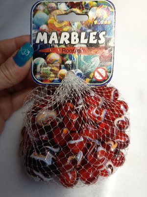 Vacor de Mexico Rooster glass marbles vintage, new