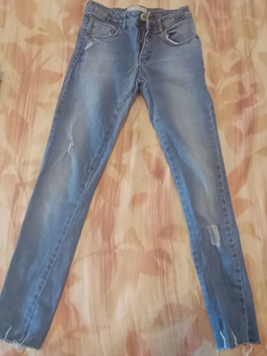 Zara kids denim pants like new, blue, age 8, size 128 cm
