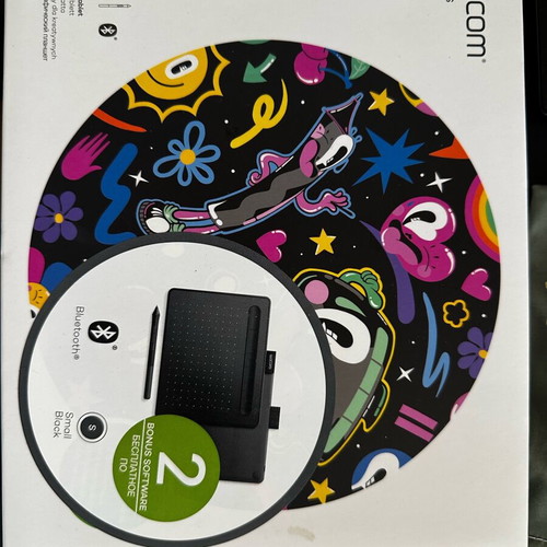 Wacom Intuos S small used black drawing tablet