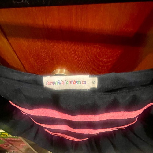 Compania Fantastica mini dress like new, blue and pink