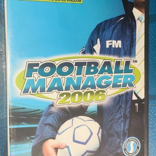 Sega Football Manager 2006 PC/MAC CD ROM like new