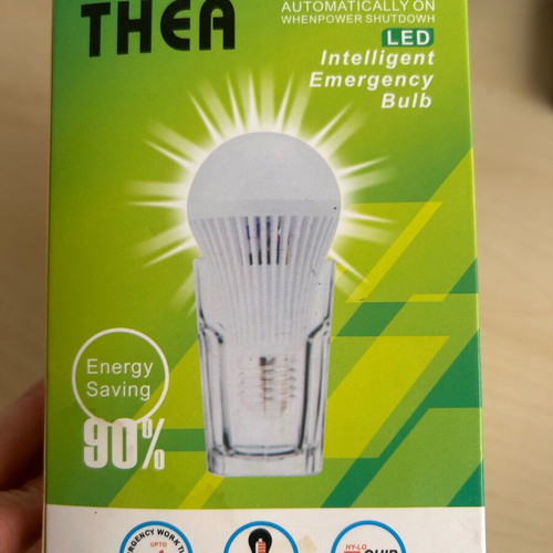 Emergency LED Bulb like new, auto on during power cut, E27