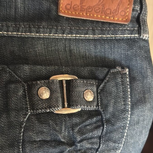Desperado jeans like new, cotton, size 32, black and gray