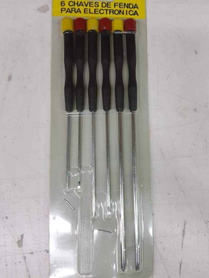 Set of 6 long screwdrivers for electronics and computers new