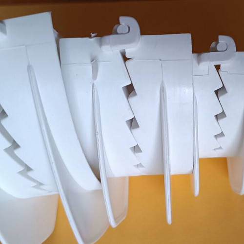Dough cutters for pies like new, set of 4 crescent shapes
