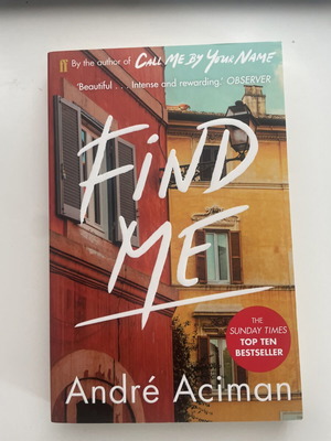 Find Me novel like new, English