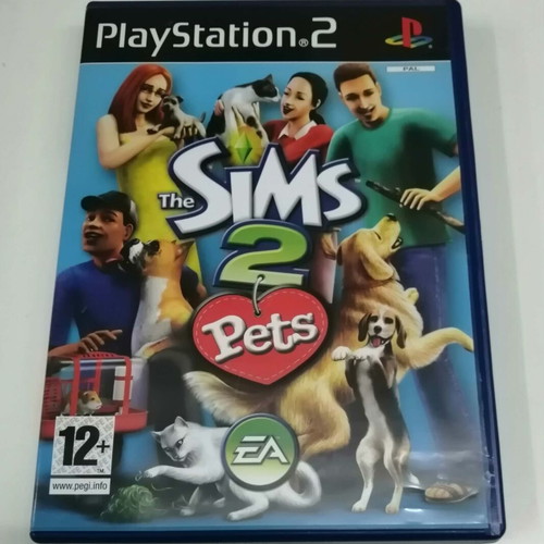 The Sims 2 Pets PS2 game, English, complete with manual
