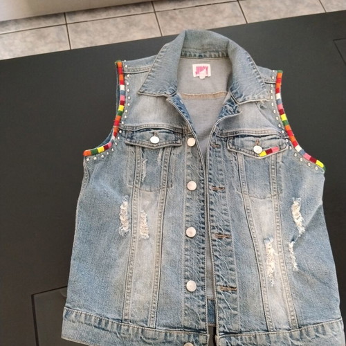 Denim vest Juicy Couture like new, blue, size S