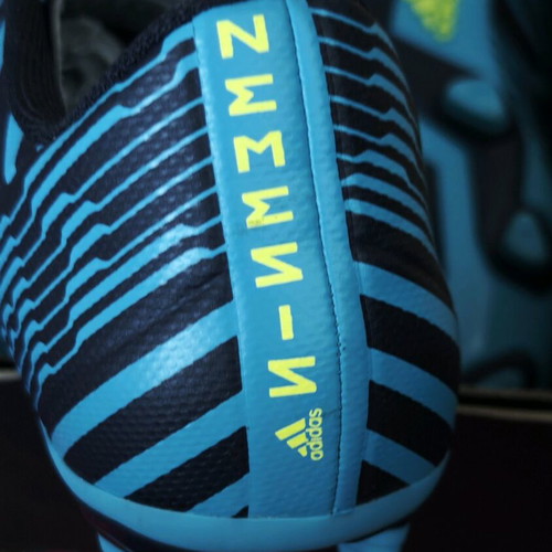Adidas Nemeziz 17.4 FxG football shoes new, blue turquoise