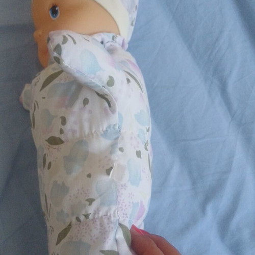 Vintage soft baby doll Gloworm style