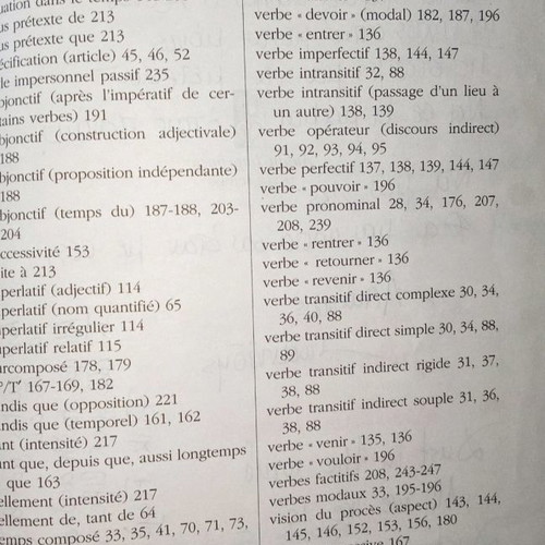 French grammar used, Universite de Paris III, 278 pages