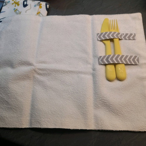 Handmade cotton cutlery cases new for baby feeding