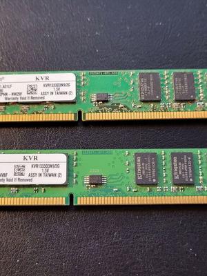 Μνήμες RAM Kingston DDR3 4GB (2x2GB) 1333MHz Low Profile για desktop