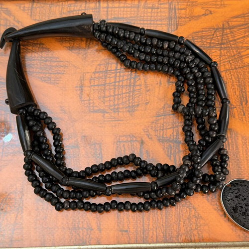 Vintage Large Bone Necklace new