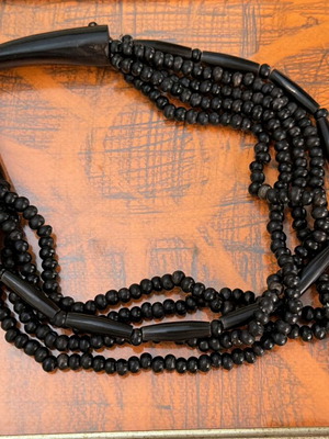 Vintage Large Bone Necklace new