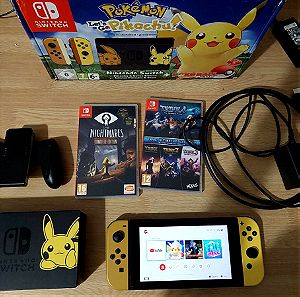 Nintendo switch Let's go Pokemon Edition + 5 παιχνιδια