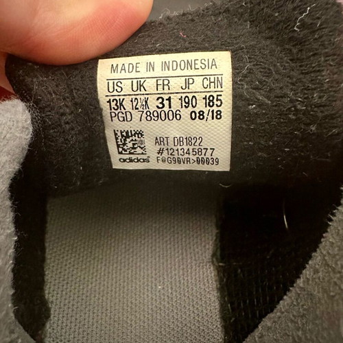 Adidas Kids Sneakers used, size 31, black