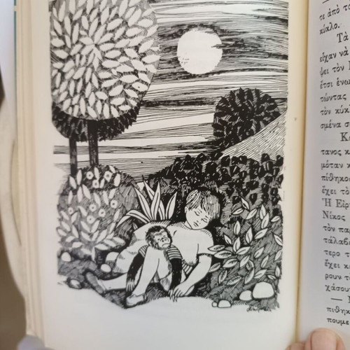 Enas Theos Xepetietai book like new, children and youth novel