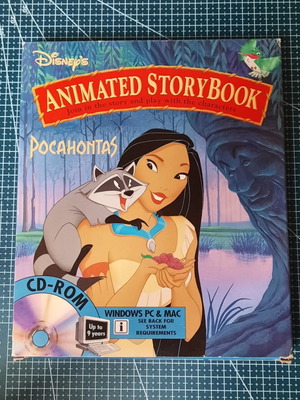 Disney's Animated Storybook Pocahontas 1995 Big Box PC Mac game