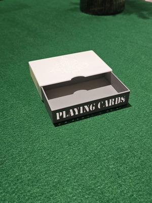 Playing card drawer case new