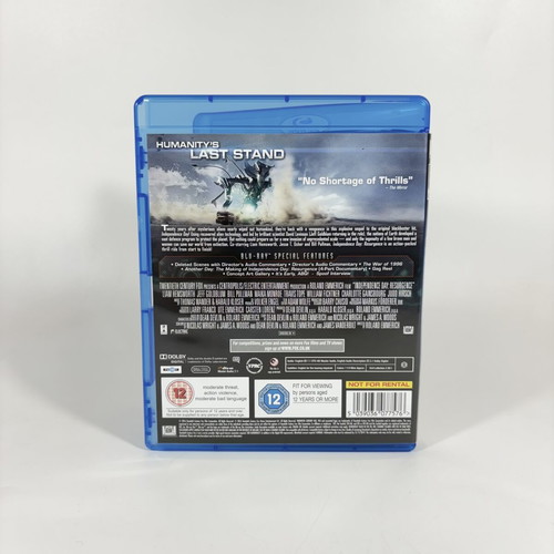 Independence Day Resurgence Blu-Ray like new with English subtitles
