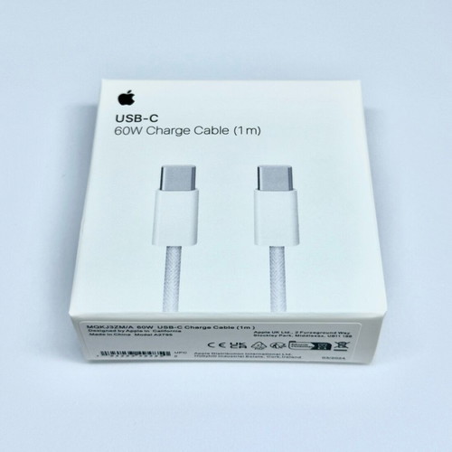 USB-C to USB-C braided cable for Apple iPhone new, 60W fast charging